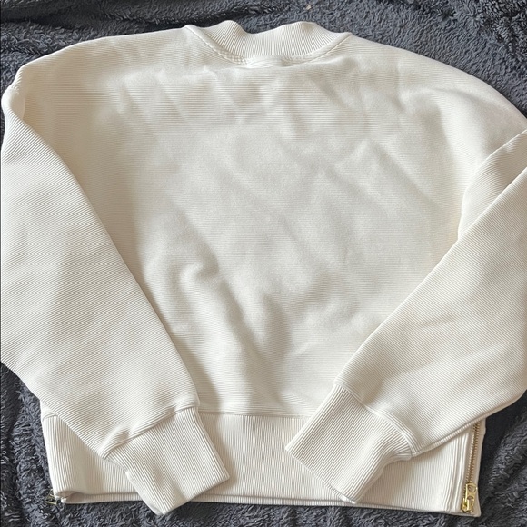 Varley Off-White Ribbed Pullover - Picture 4 of 5